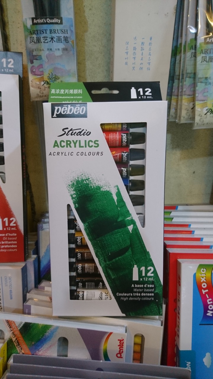 BỘ ACRYLIC PEBEO 12 MÀU