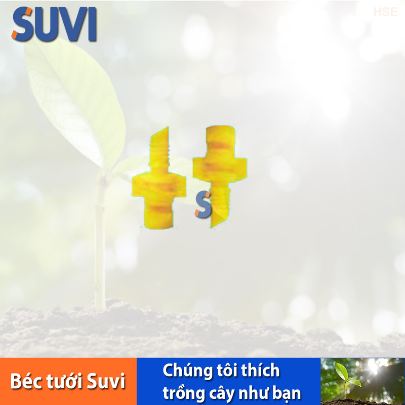 Béc nhộng phun 1 bên họng phun 1.4 ly bb 1.4