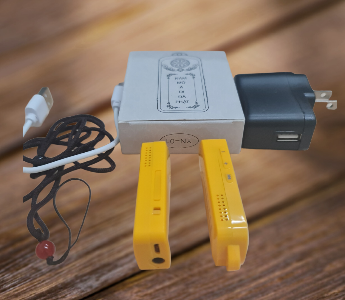 Máy niệm phật mini đeo cổ 11 bài