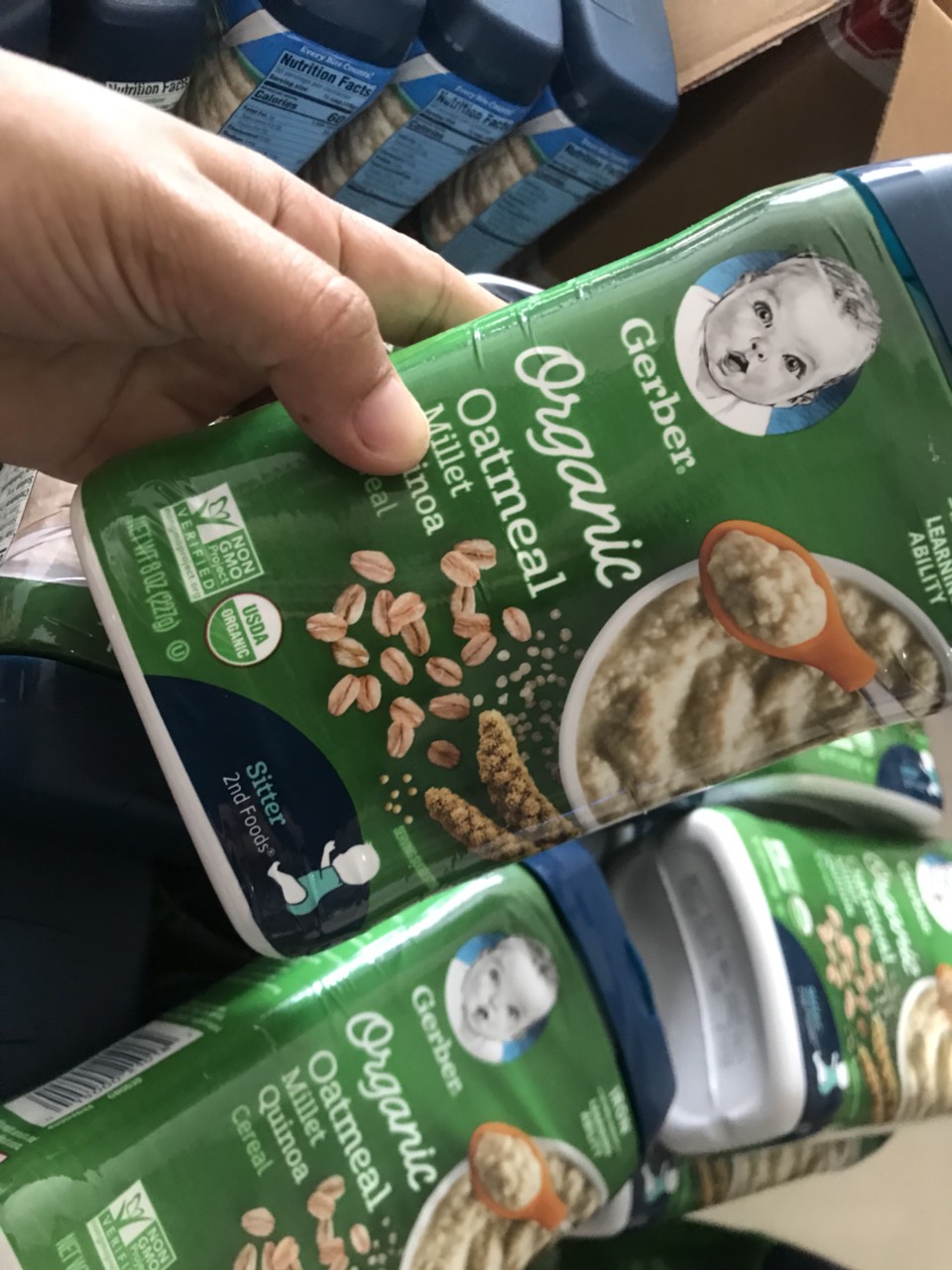 Bột ăn dặm Gerber Organic 227g - Yến mạch với Quinoa