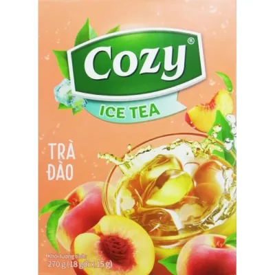 [HCM]Trà hương đào hoà tan Cozy Ice tea-SĐào