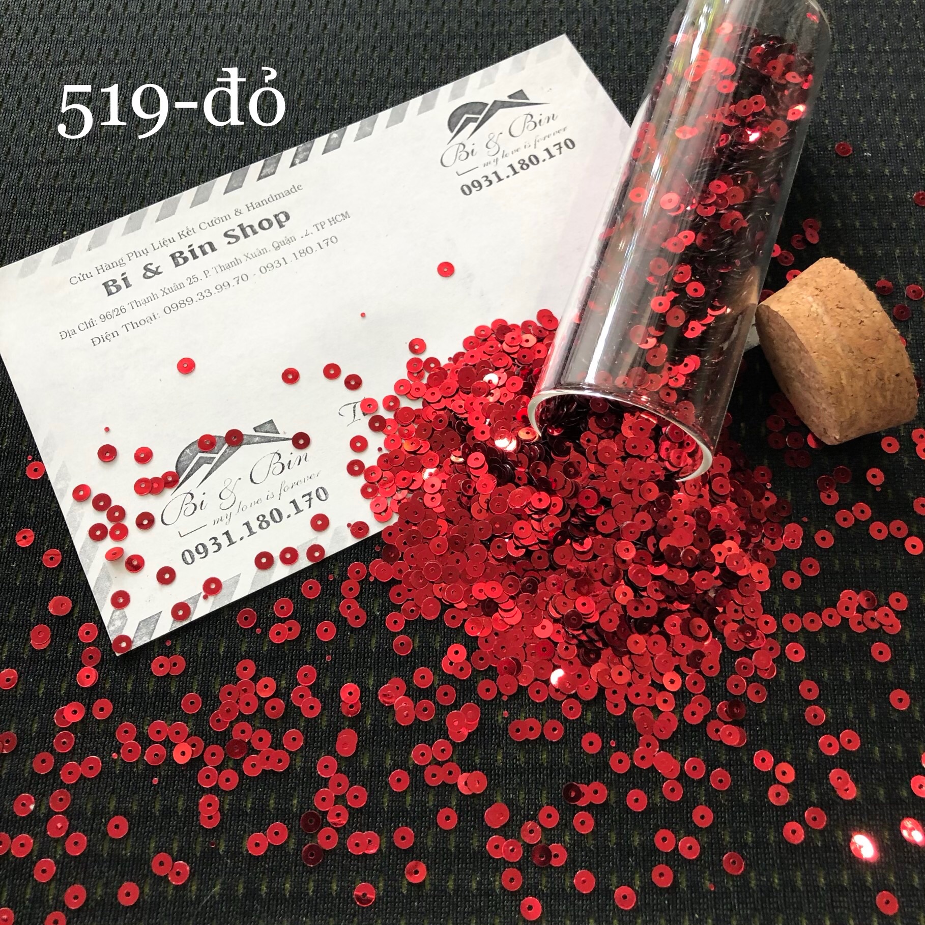 Kim Sa Vảy Cá (Phẳng) 5mm