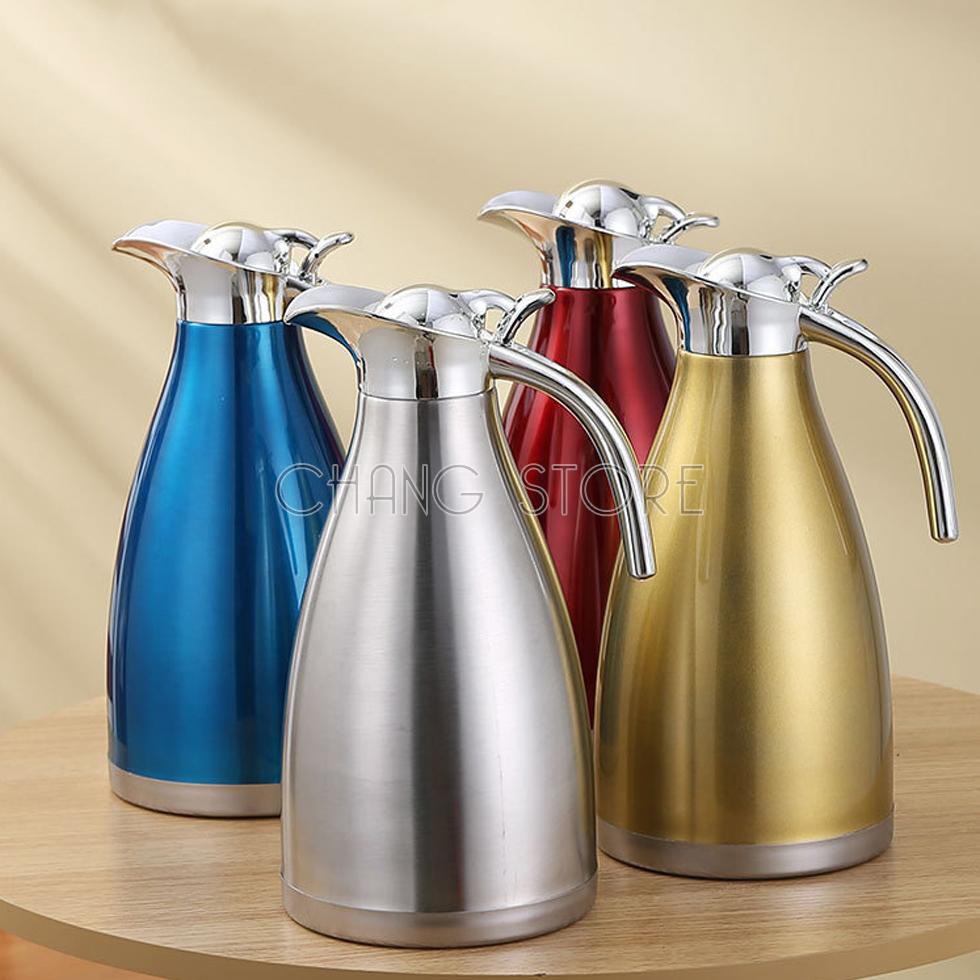 Phích nước giữ nhiệt - phích nước 2l - phích nước inox - phích nước nhỏ - phích nước mini- phích cafe - phích nước coffee pot-2l lõi inox siêu tiện dụng cho mọi nhà