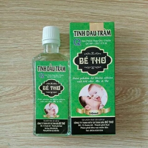 Tinh Dầu tràm Bé Thơ Huế 50ml ( chính hãng hộp xanh)
