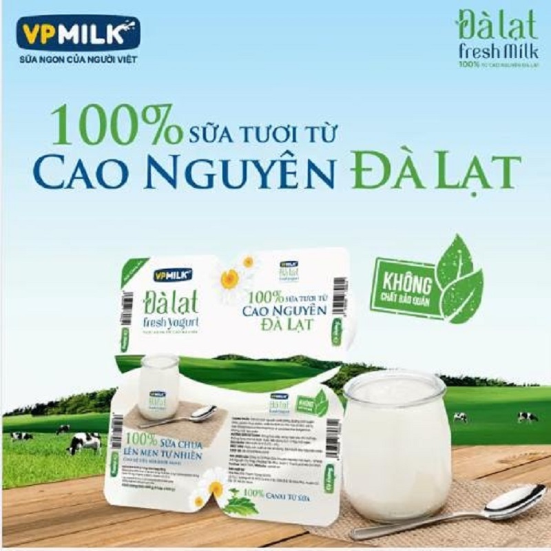 TẶNG 01 LON SỮA ĐẶC Thùng 48 Hộp Sữa Chua Ăn VPMilk
