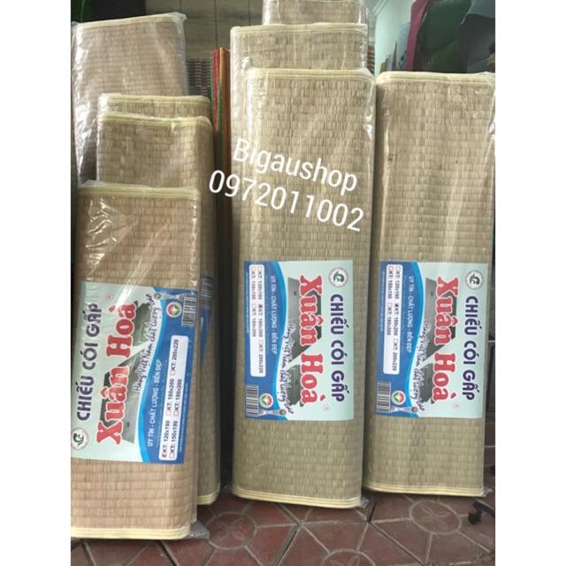 [mã lifehl30k giảm 15% tối đa 30k đơn 150k] chiếu cói gập xuân hoà(hàng việt cao cấp xuất nhật)