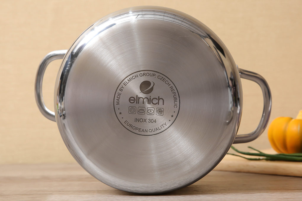 [HCM]Nồi inox 304 20 cm Elmich Tri-MaxIME62