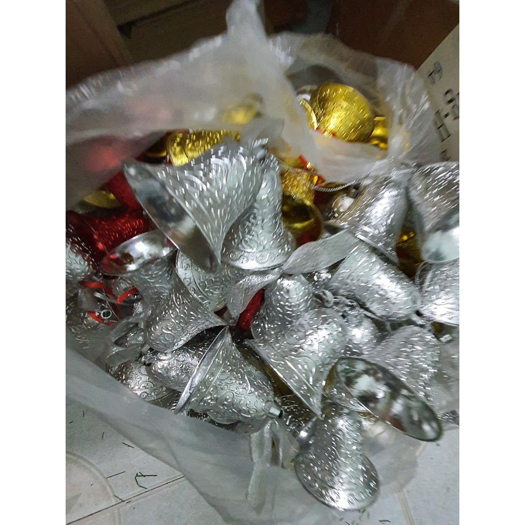 Cặp Chuông treo trang trí noel, giáng sinh 6cm