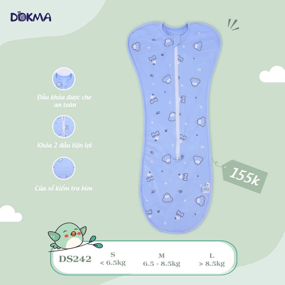 Nhộng chũn sơ sinh Dokma DS242