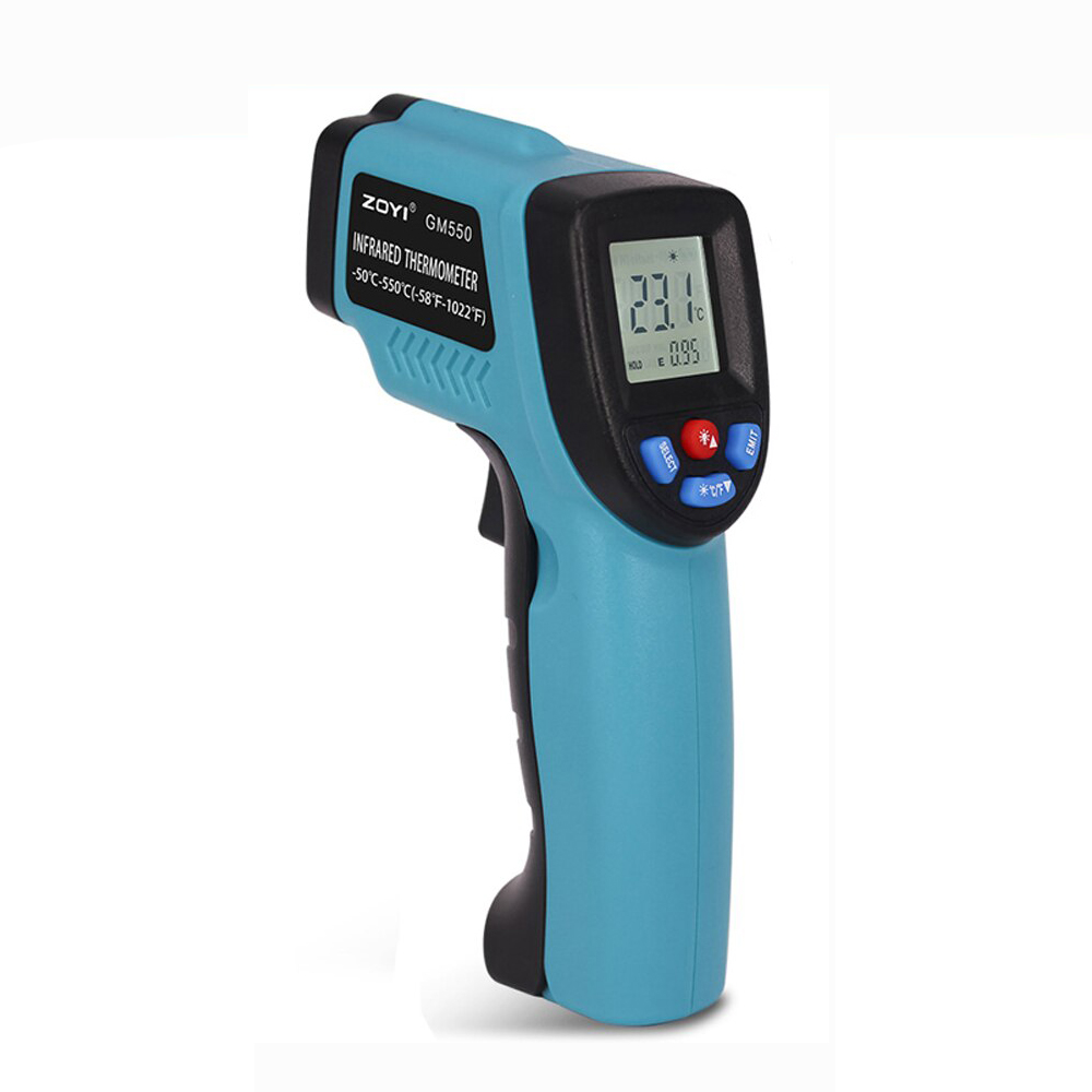 Máy bắn nhiệt độ lazer từ xa gm550 đo nhiệt độ tới 550 độ khoảng cách 12:1 hàng chính hãng - bảo hành 12 tháng