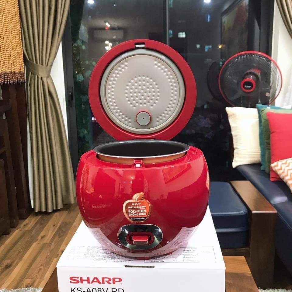 Nồi cơm điện mini Hình quả táo SHARP KS-A08 - 0.72 lít