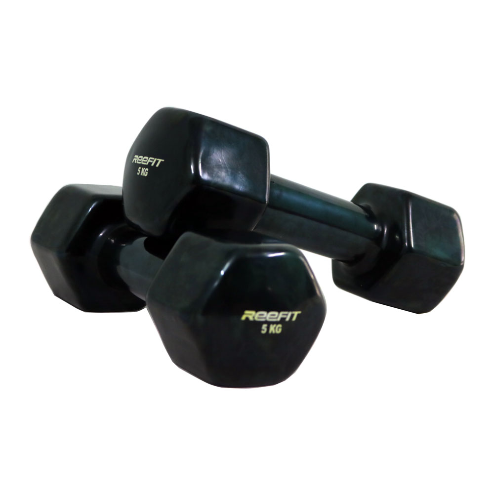 Tạ tay cao su 5kg Reefit (1 cái)