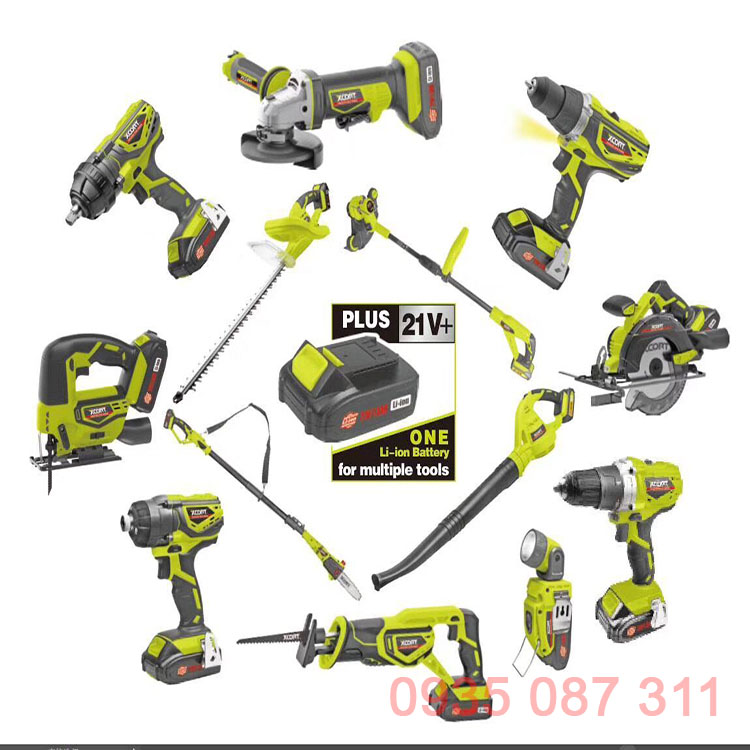 MÁY CẮT CỎ DÙNG PIN 21V  XCORT PHIÊN BẢN MỚI