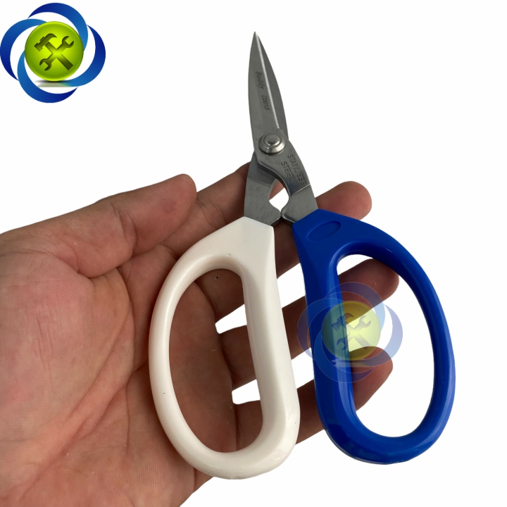 Kéo đa năng Buddy BC0013 cán trắng xanh