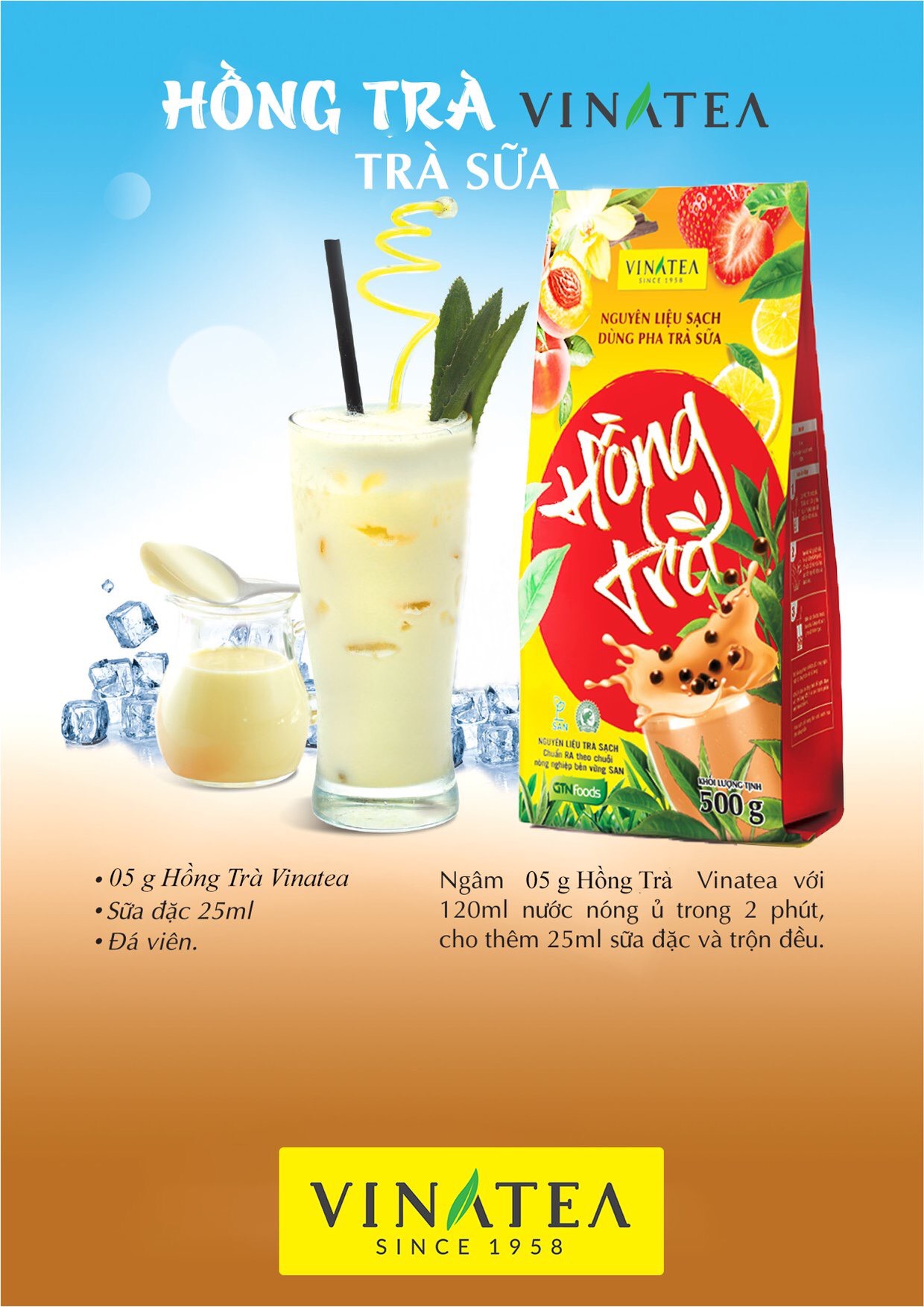 Hồng trà Vinatea 500gr