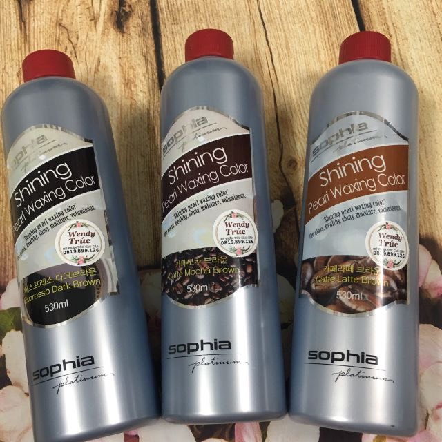 [HCM]THUỐC NHUỘM PHỦ BÓNG CAO CẤP THẾ HỆ MỚI SOFIA PLATINUM 530ml