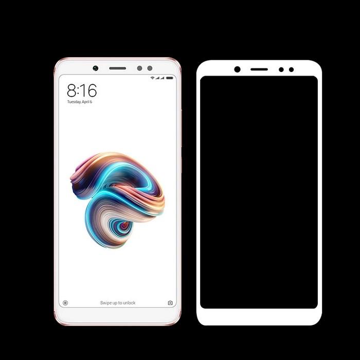 Cường lực full màn Xiaomi Redmi Note 5 Pro (Trắng)