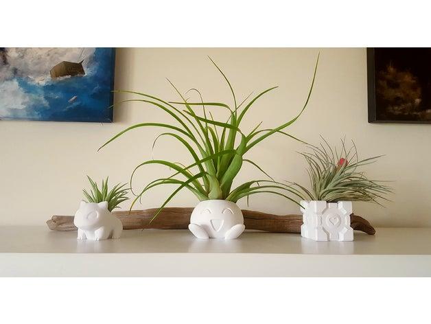 Chậu cây pokemon siêu dễ thương - Cute Oddish planter