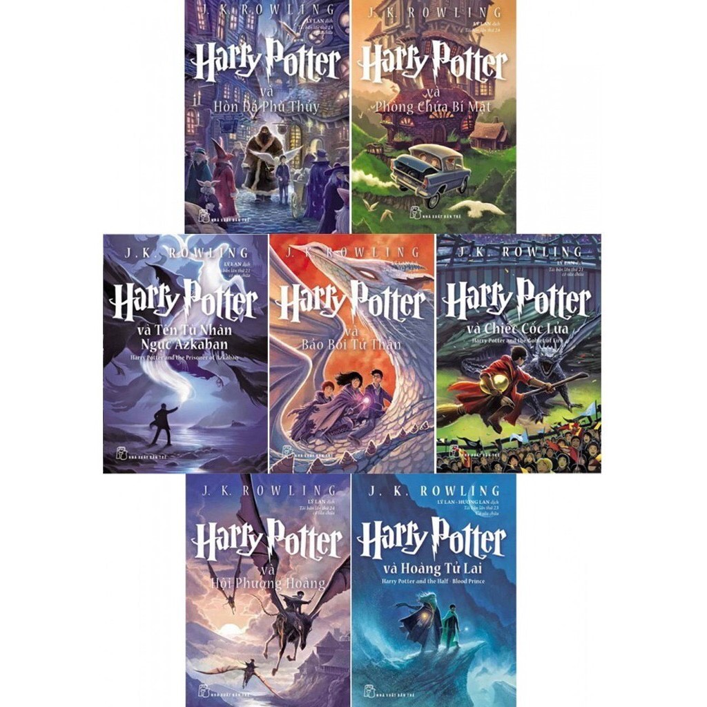 Sách - Combo Harry Potter (Bộ 7 Cuốn)