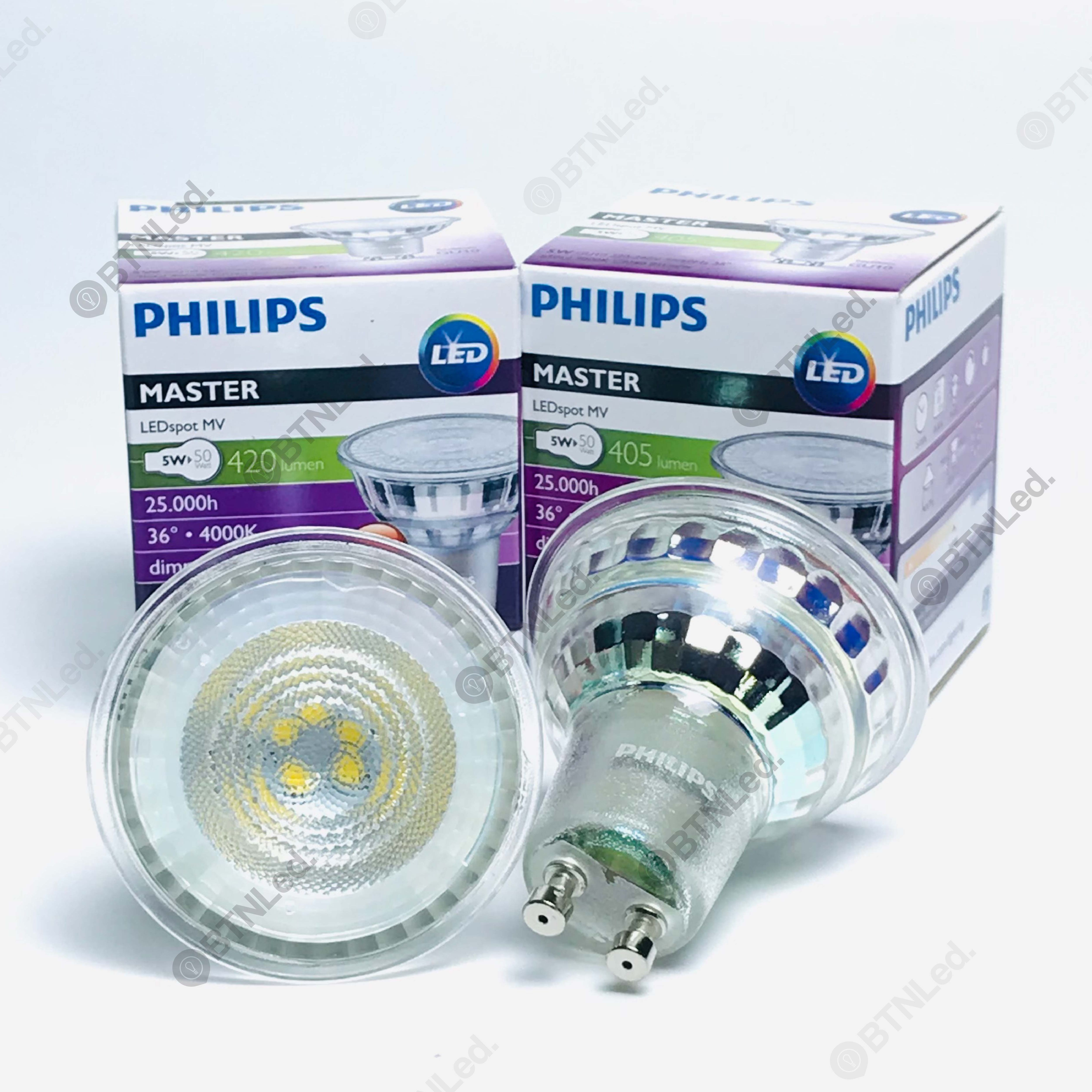 Đèn LED Philips Master LEDspot GU10 36D Dim (4.9W / 5W) - Hàng chính hãng