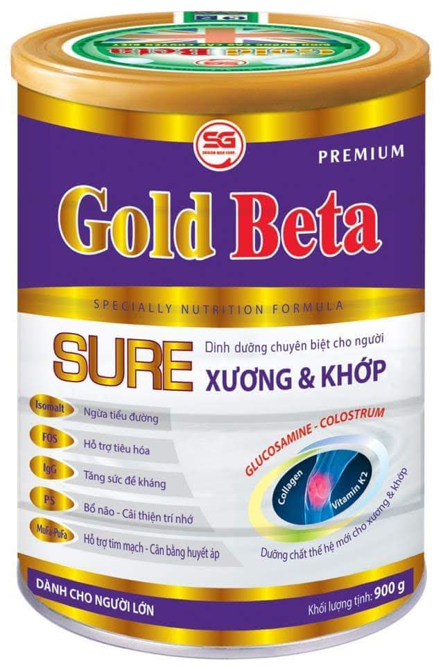 Sữa Gold Beta Sure 900g - Sữa dành cho người già