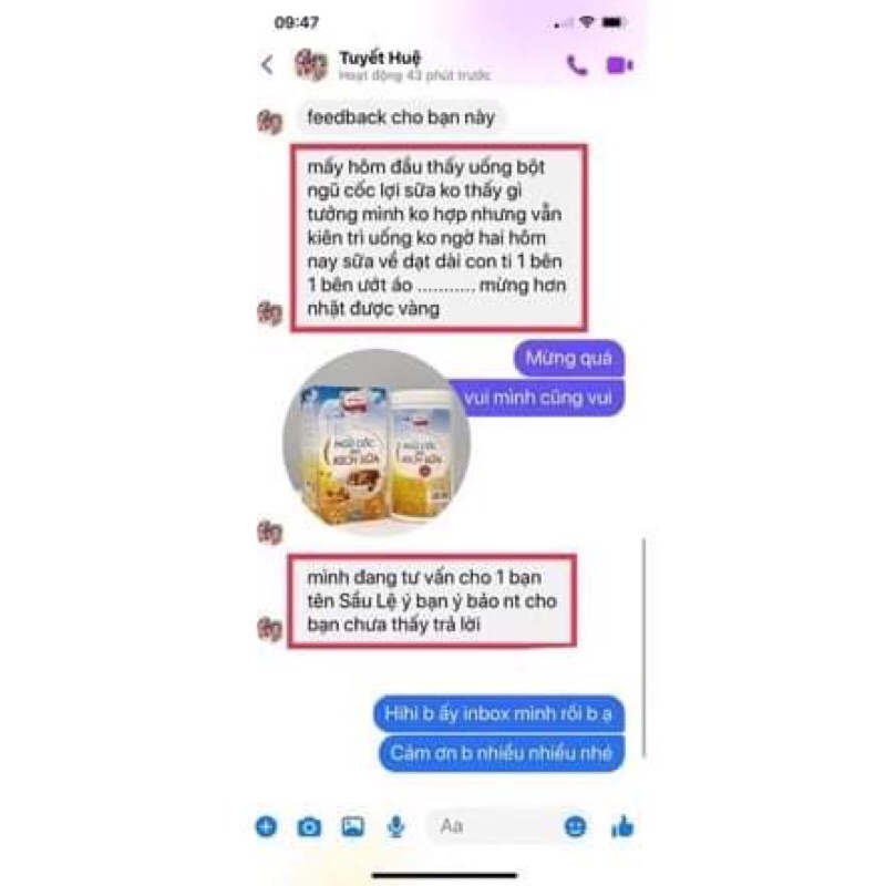 Ngũ cốc siêu kích sữa Cầu Bình An