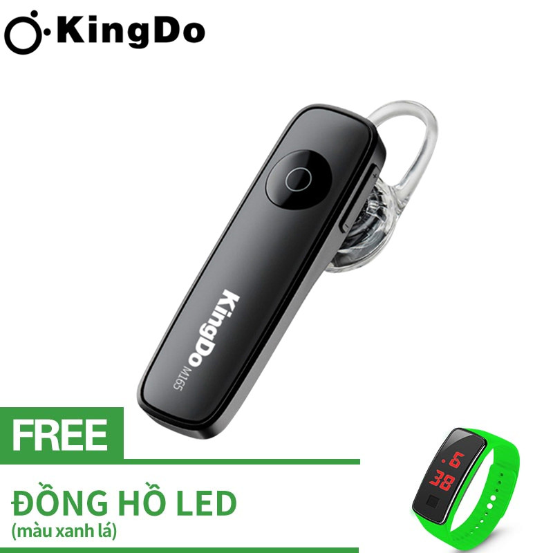 【Miễn phí Đồng hồ led】Tai nghe Bluetooth headset music M165, đàm thoại