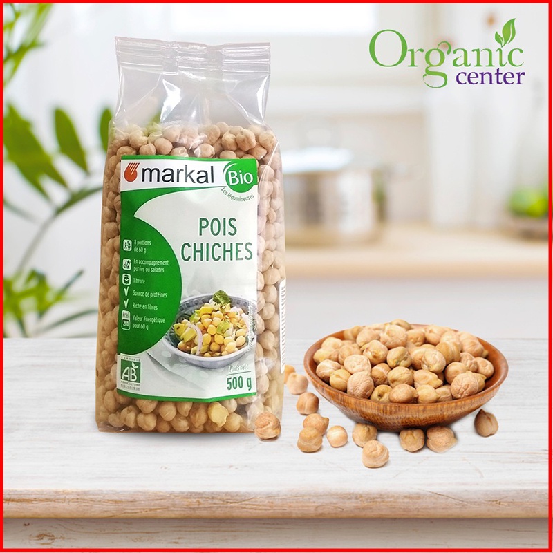 Đậu gà hữu cơ markal pháp gói 500g - nmol