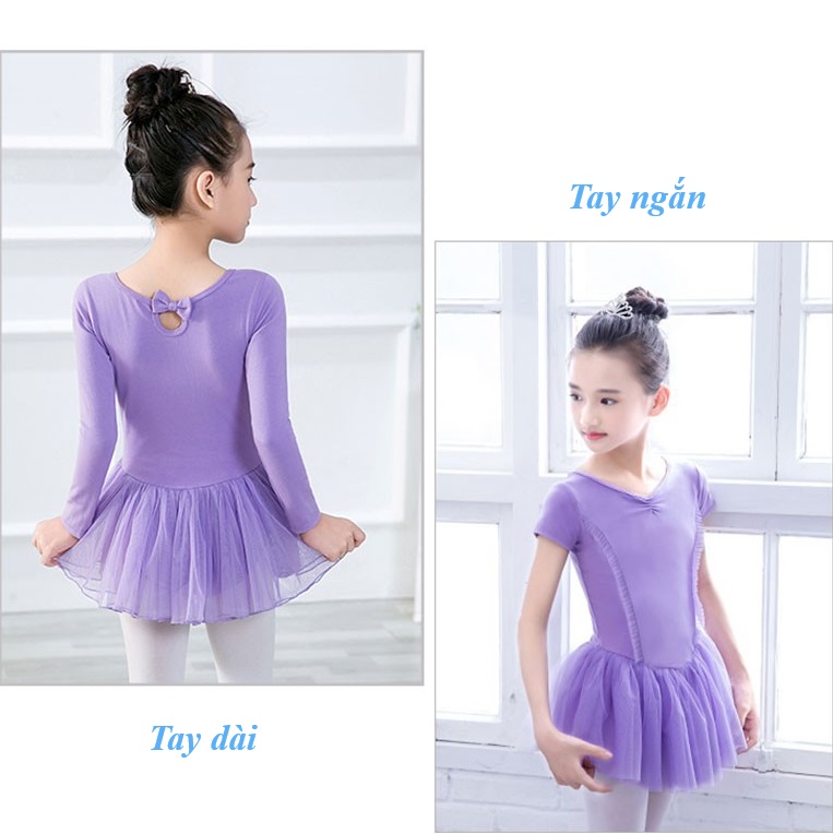 Đầm ballet liền thân đáy rời - kèm quần chip