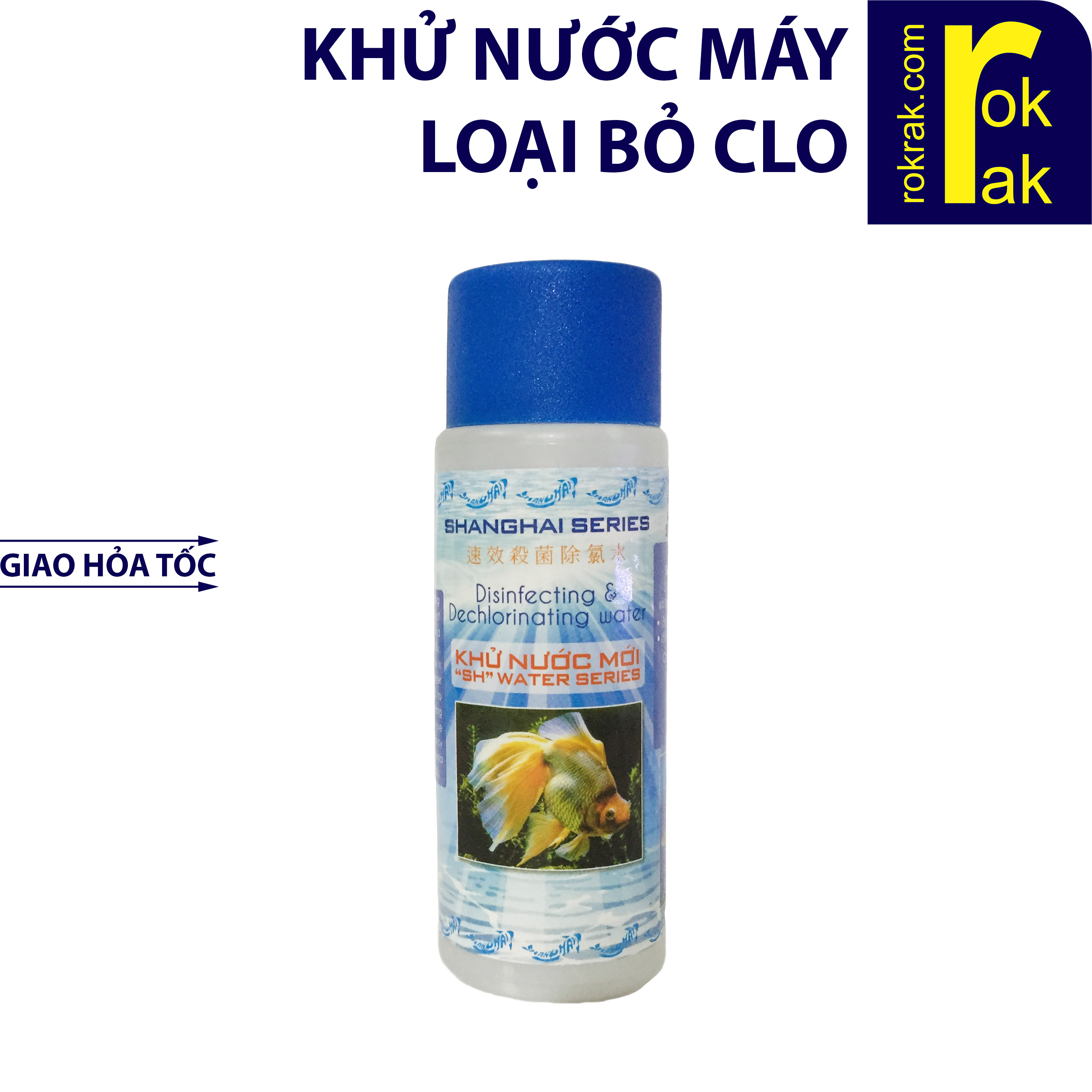 Khử nước SHANGHAI cho máy mới SHANGHAI Loại bỏ Clo cho nước nuôi cá cảnh an toàn