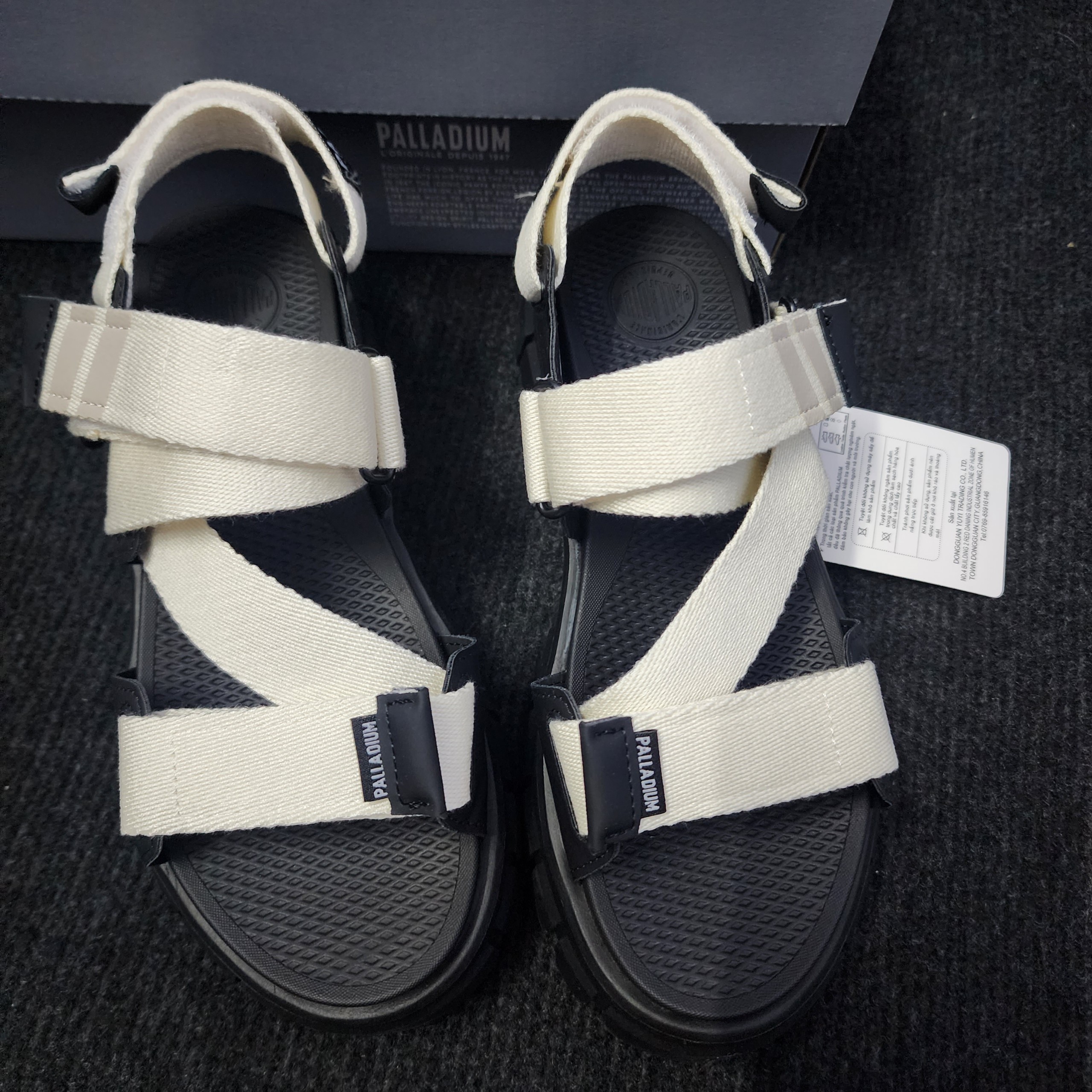 [ Chính hãng ] Giày Palladium sandal nữ trắng đen mẫu mới