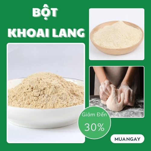 Bột khoai lang vàng 100g - tấn phát - Hàng công ty chất lượng cao