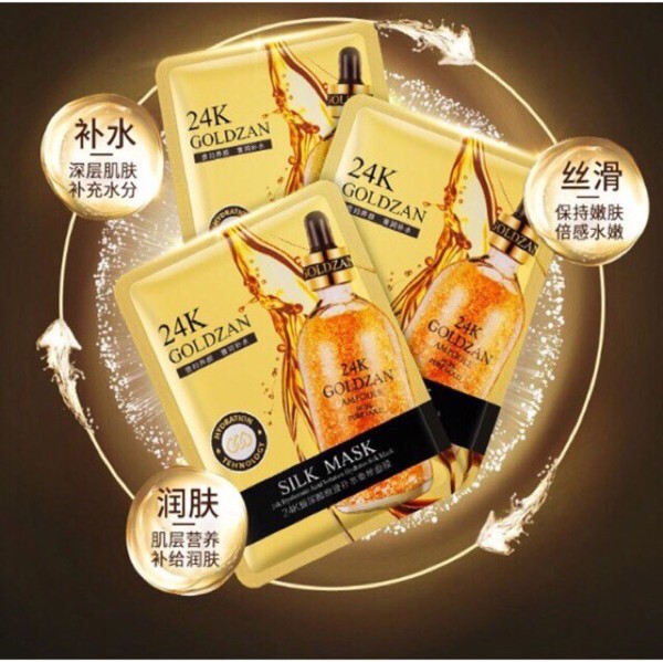 Mặt nạ lụa 24k Goldzan Silk Mask