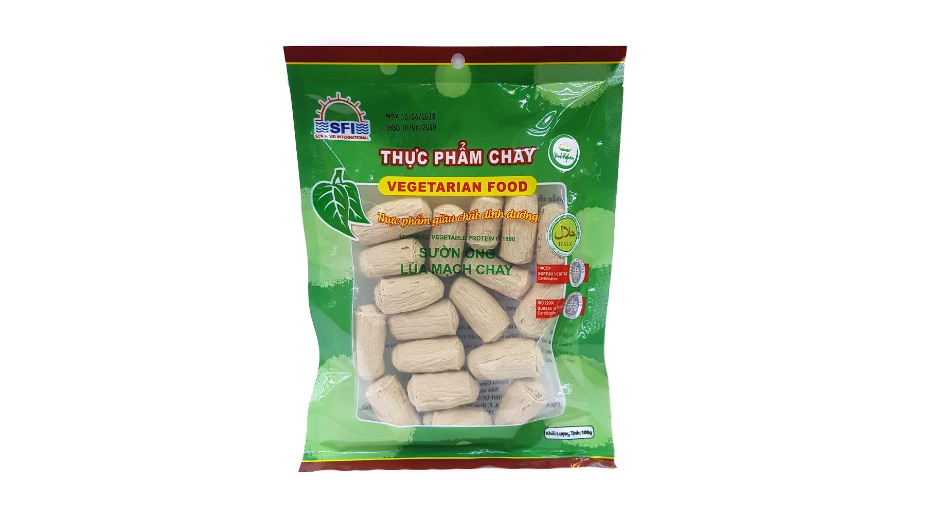 [HCM]Sườn ống lúa mạch chay Đài Loan (100g)