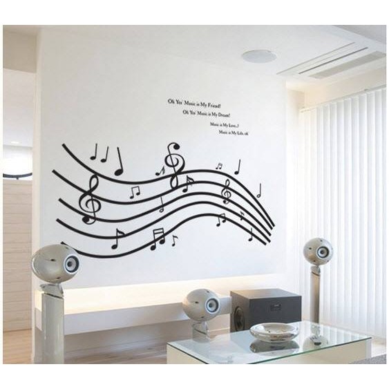 [HCM]Decal Dán Tường Âm Nhạc 2 - Dkn004