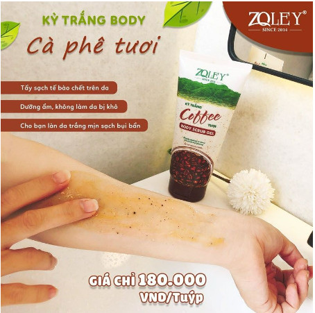 TẨY TẾ BÀO CHẾT ZOLEY CAFFE 300G