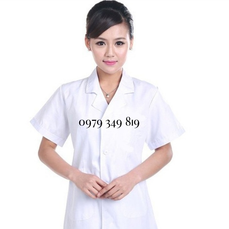 Áo blouse dùng trong y tế, spa thẩm mỹ viện