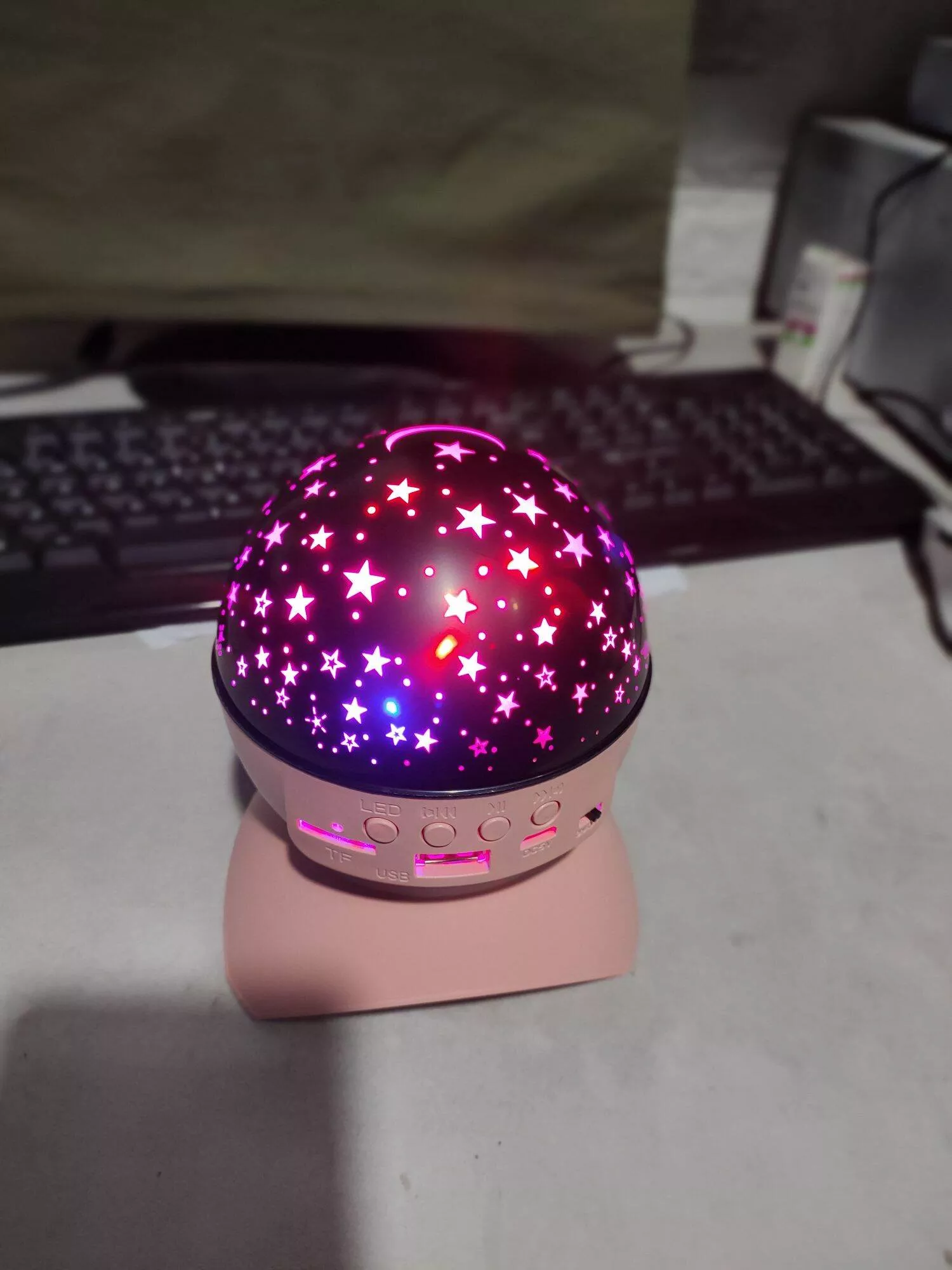 Loa Bluetooth XY-890 Kiêm Đèn Chiếu Sao Ngân Hà