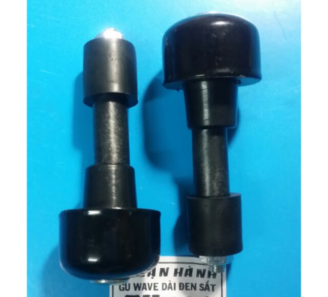 Cục gù tay lái xe Wave đen 1 cặp dài / ngắn