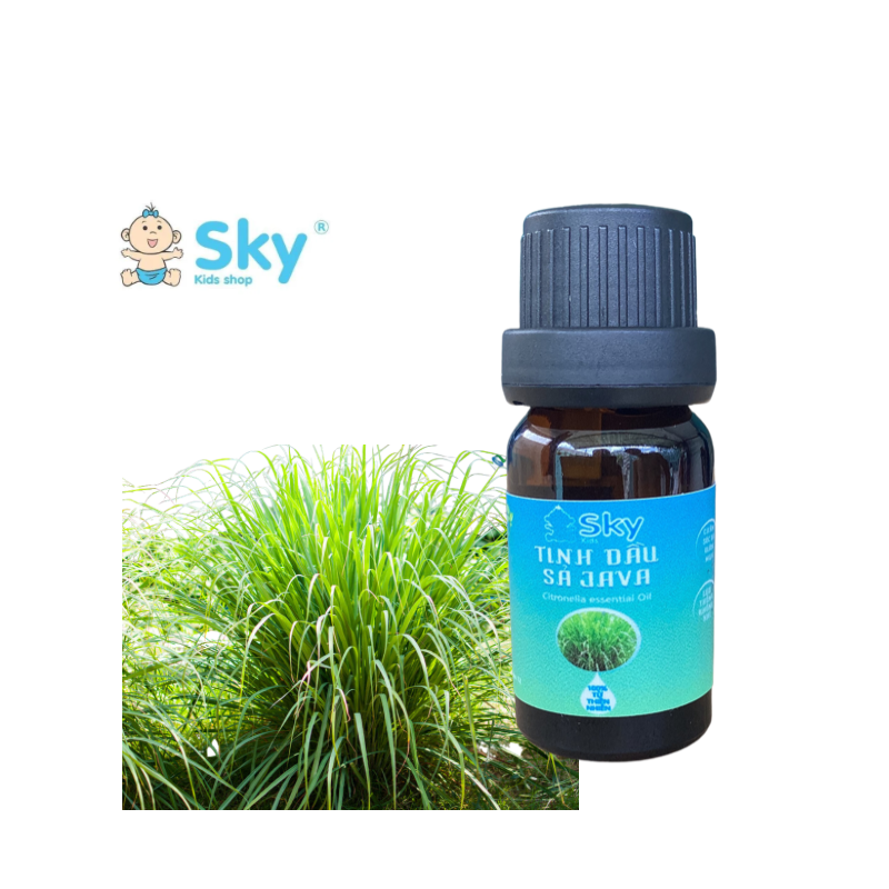Tinh Dầu Sả Java Thiên Nhiên Nguyên Chất, Có Kiểm Định.