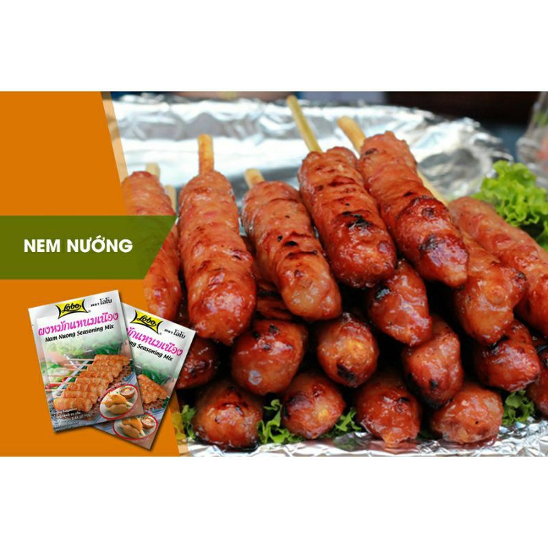 Combo Bột Gia Vị làm Nem Nướng hiệu LoBo