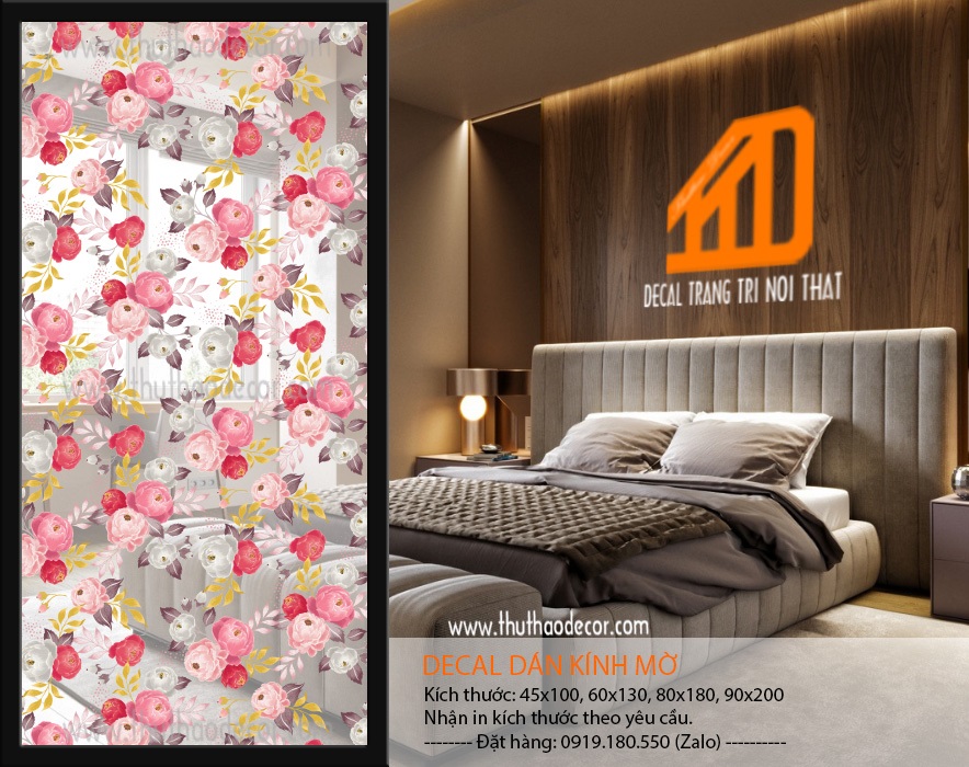 Dán mờ kính 2 lớp nhiều kích thước - thuthaodecor