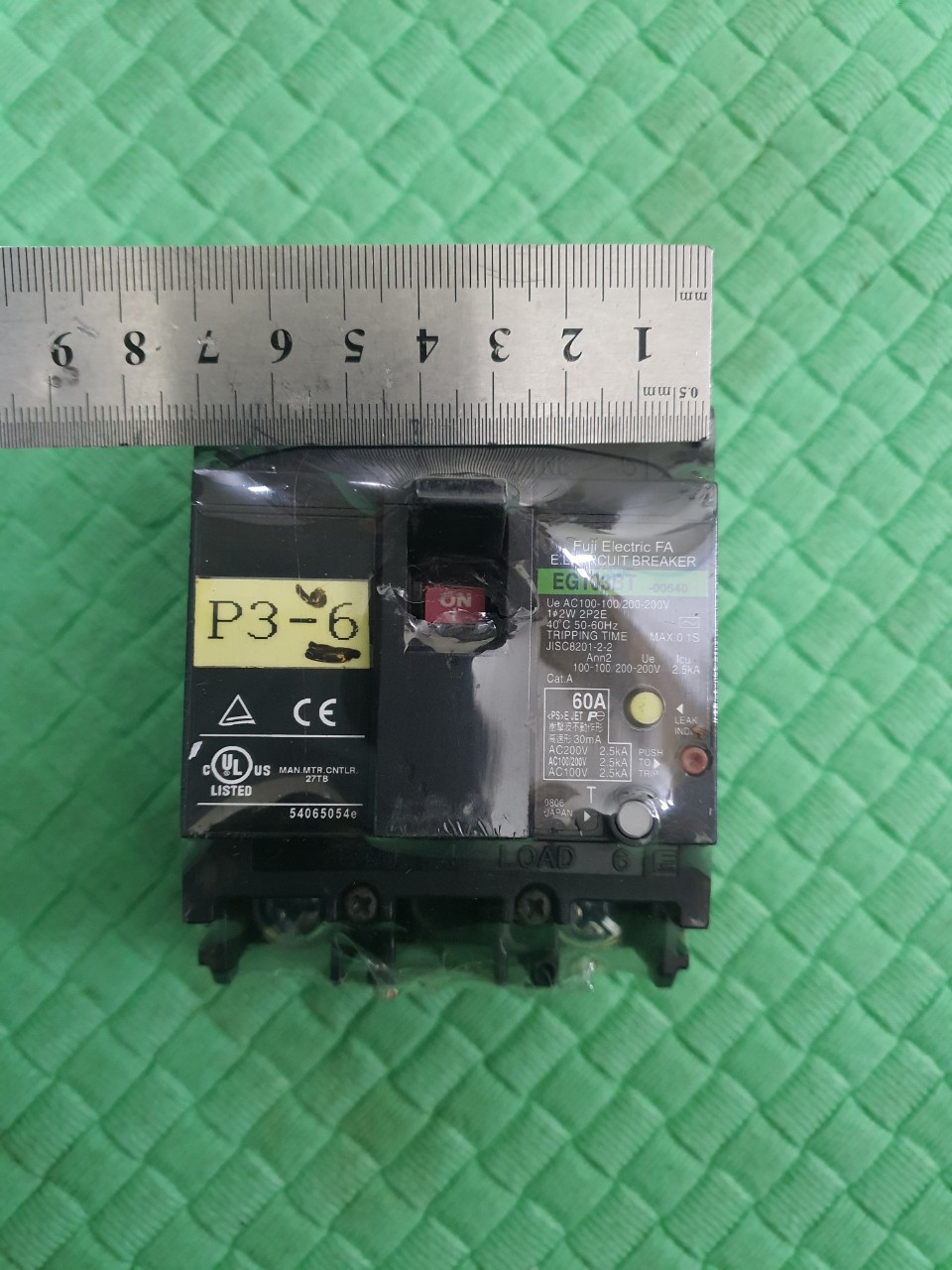 CB CHỐNG GIẬT NHẬT 60A LẮP 220V 1 PHA