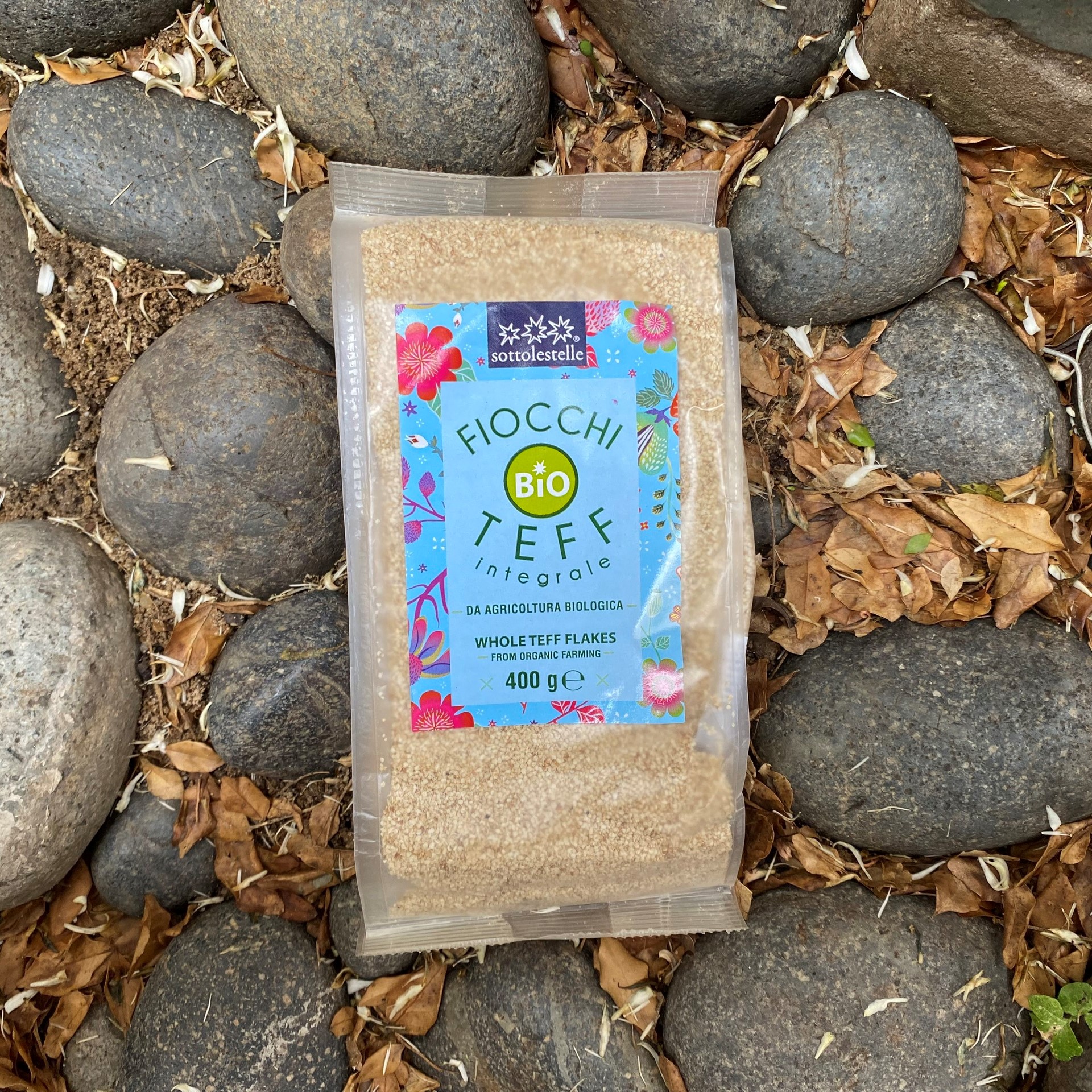 Hạt Teff  hữu cơ cán vụn Sottolestelle 400g
