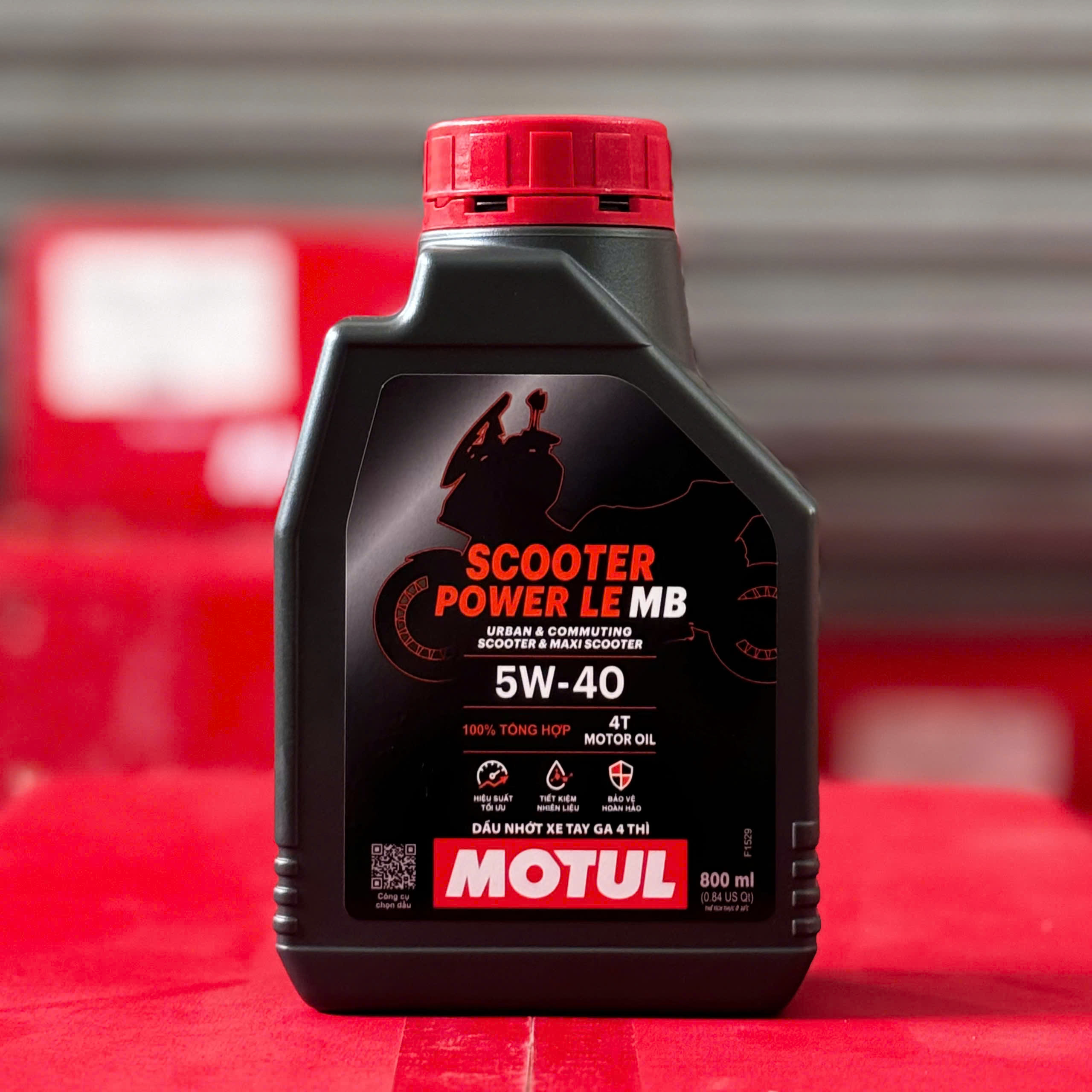 Nhớt Motul Scooter Power LE 5W40 0.8L nhớt tổng hợp dành cho xe tay ga (910005)