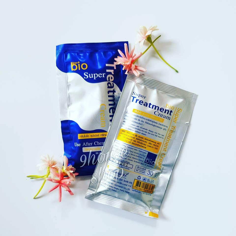 01 Gói Ủ Tóc Bio Treatment Thái Lan (XANH DƯƠNG) Dành Cho Tóc Khô Xơ
