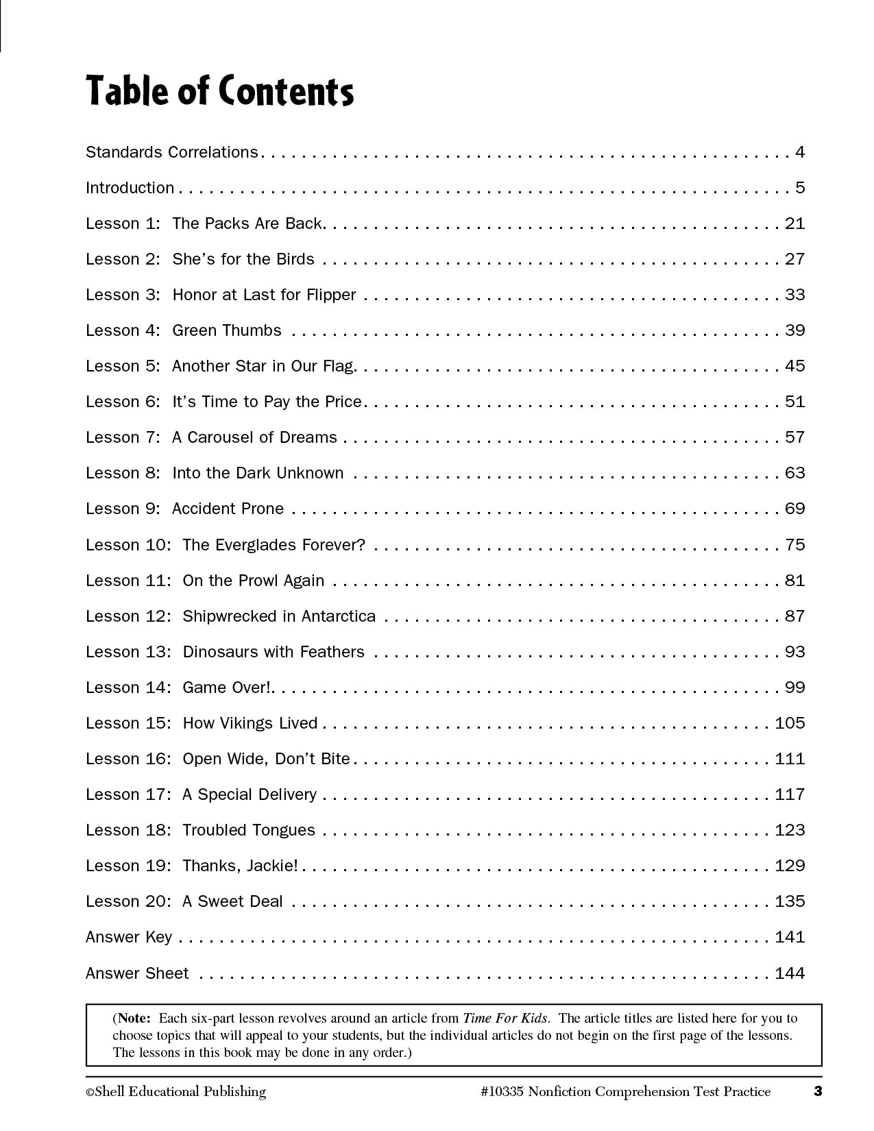 Nonfiction Comprehension Test Practice Level 5 (sách đen trắng) Sách tiếng anh