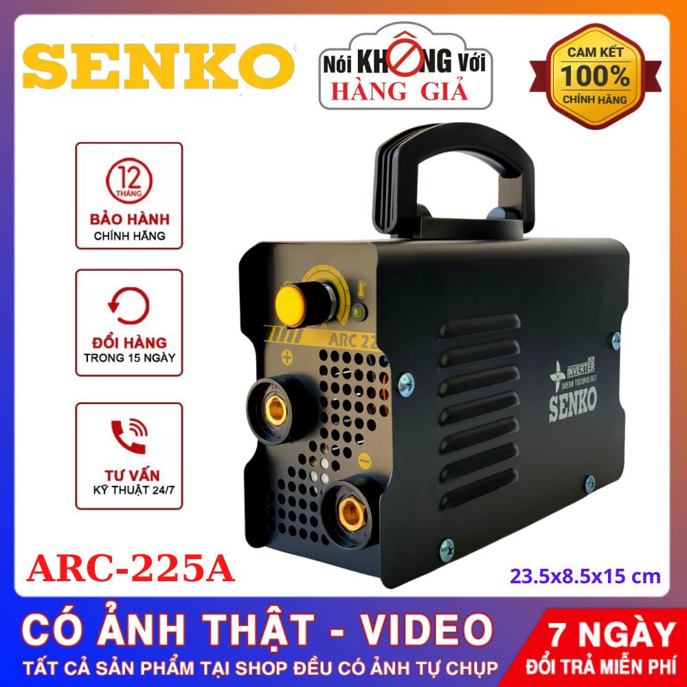 máy hàn Senko ARC 225a, máy hàn điện tử, máy hàn điện mini