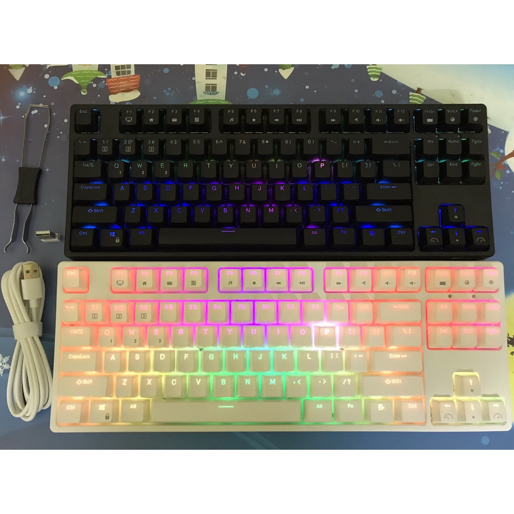 RK987 HOTSWAP - Bàn Phím Cơ RK987 RGB Bluetooth 5 wireless 2.4GHZ Hotswap