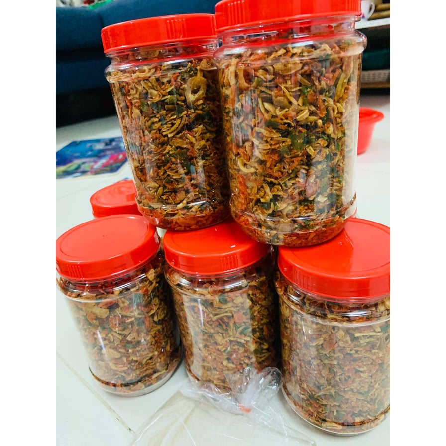 [ Hũ 100gr ] Muối nhuyễn hành phi ruốc sấy hành lá